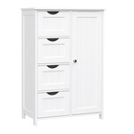 Bobbel Home Bobbel Home Bathroom Cabinet - 4 Drawers - MDF - White