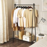 Bobbel Home Bobble Home - Steel Clothes Rack - With Clothes Rack - Incl Grid - Black