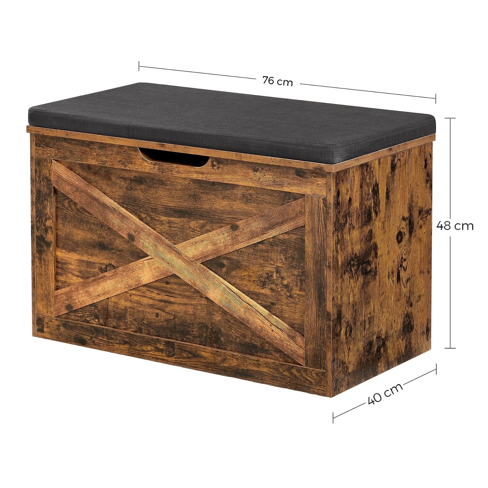 Bobbel Home Bobble Home Storage chest - Shoe bench - Seat chest - Upholstery - Vintage - Industrial