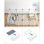Bobbel Home Bobbel Home - Animal-friendly indoor enclosure - With floor panels - Transparent