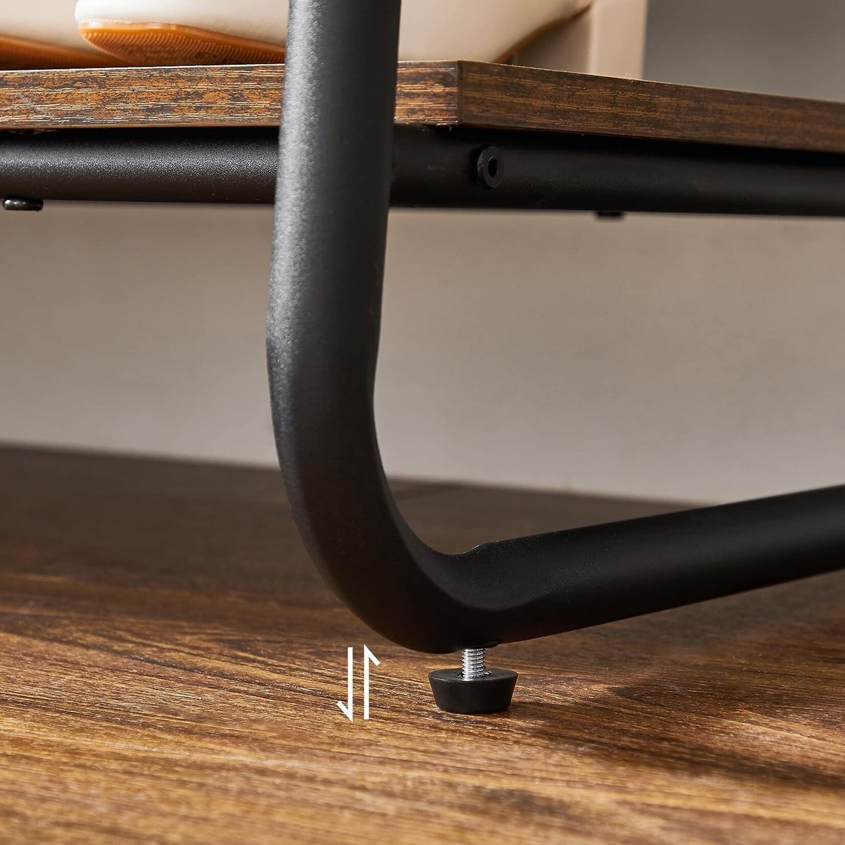 Bobbel Home Bobbel Home - kledingrek - Kapstok - Stalen Frame - Industrieel - Incl 6 haken - Zwart