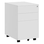Bobbel Home Bobble Home - Steel drawer unit - Mobile - With 3 drawers - Preassembled - White