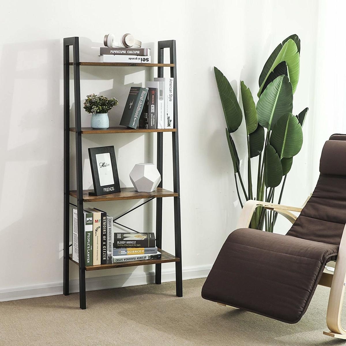 Bobbel Home - Boekenkast - Industrieel - Metaal - Zwart