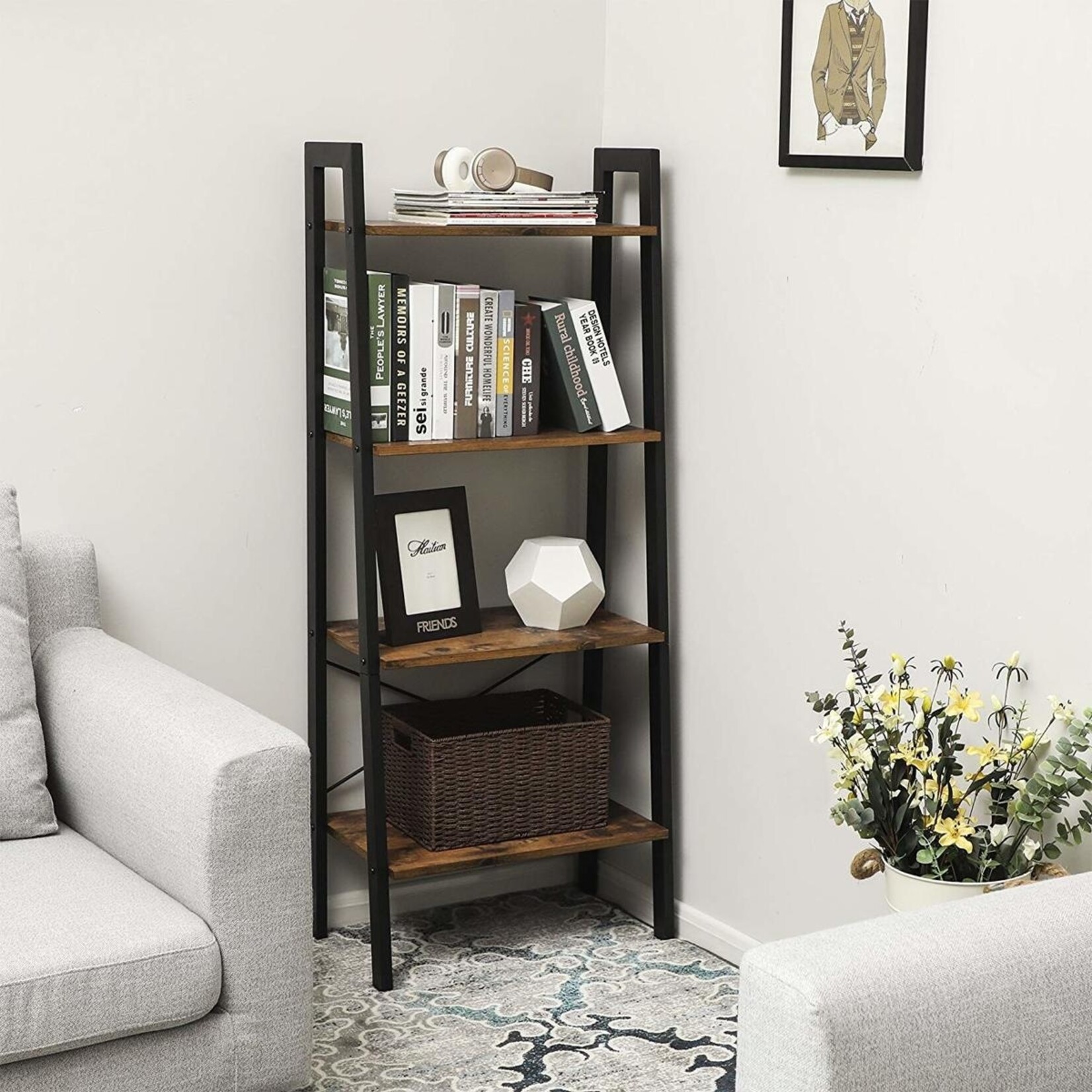 Bobbel Home Bobbel Home - Bookcase - Metal - Black