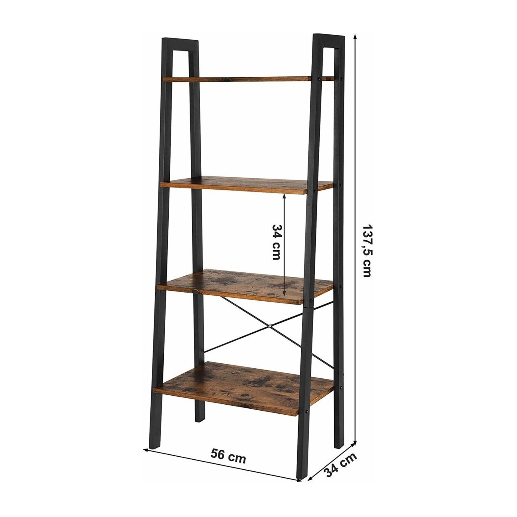 Bobbel Home Bobbel Home - Bookcase - Metal - Black