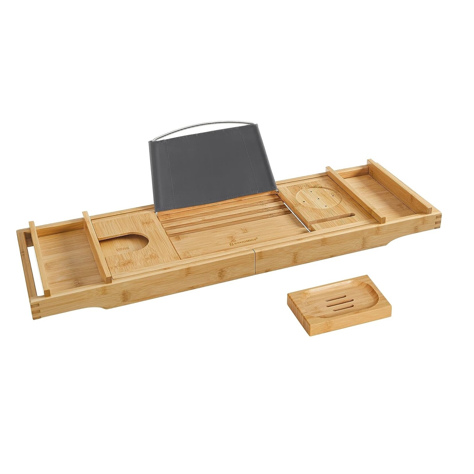 Bobbel Home Bobble Home - Extendable bath rack - With cup holder - Bamboo