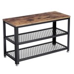 Bobbel Home Bobbel Home - Shoe Rack For 9 pairs Of Shoes - industrial - steel/wood