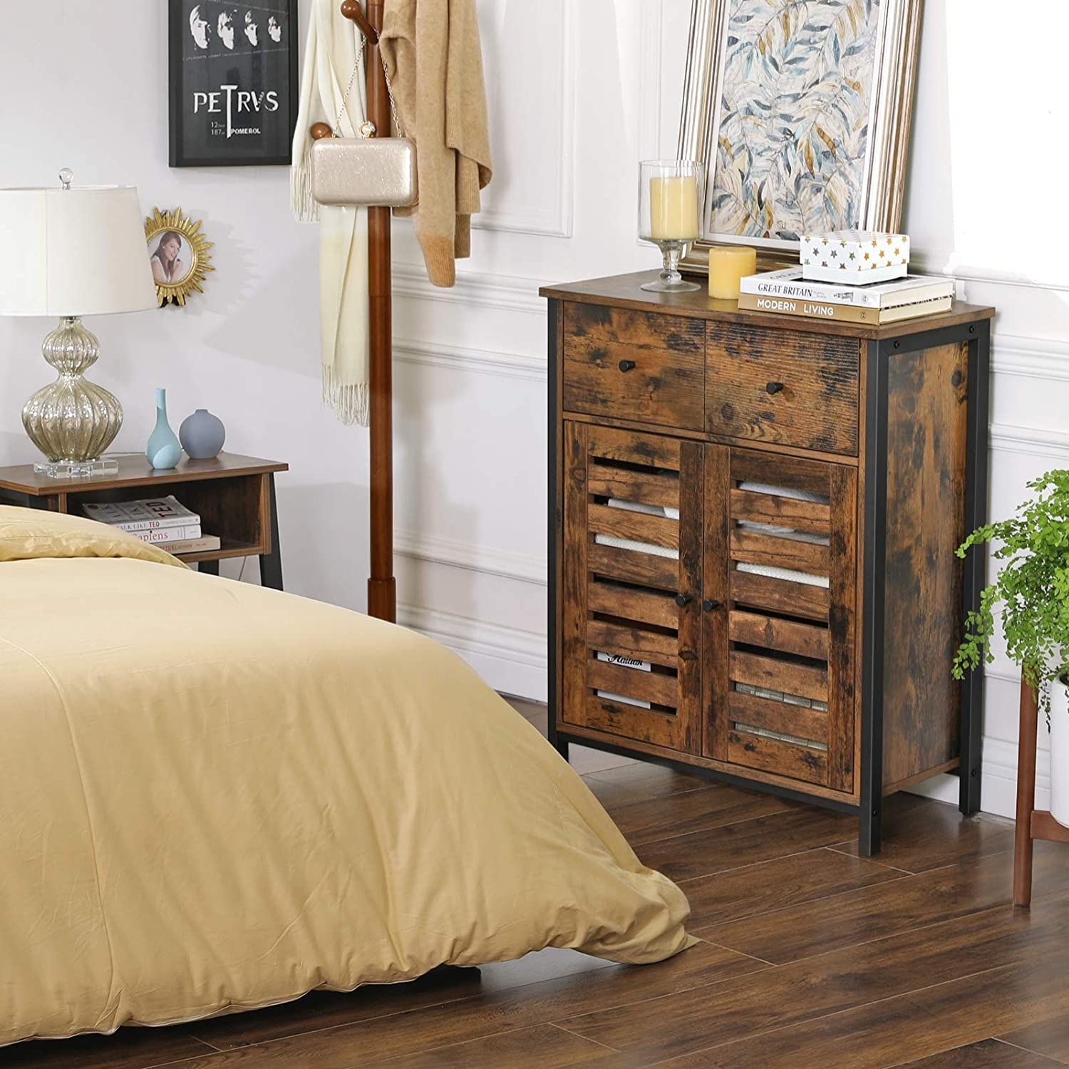 Bobbel Home - Dressoir - Industrieel - Bruin
