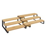 Bobbel Home Bobbel Home - Kruidenrekken - Industrieel - Set van 2 - 3 planken - Zwart