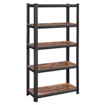 Bobbel Home Bobbel Home - Shelving Cabinet - Industrial Storage Rack - Adjustable Shelves - Black