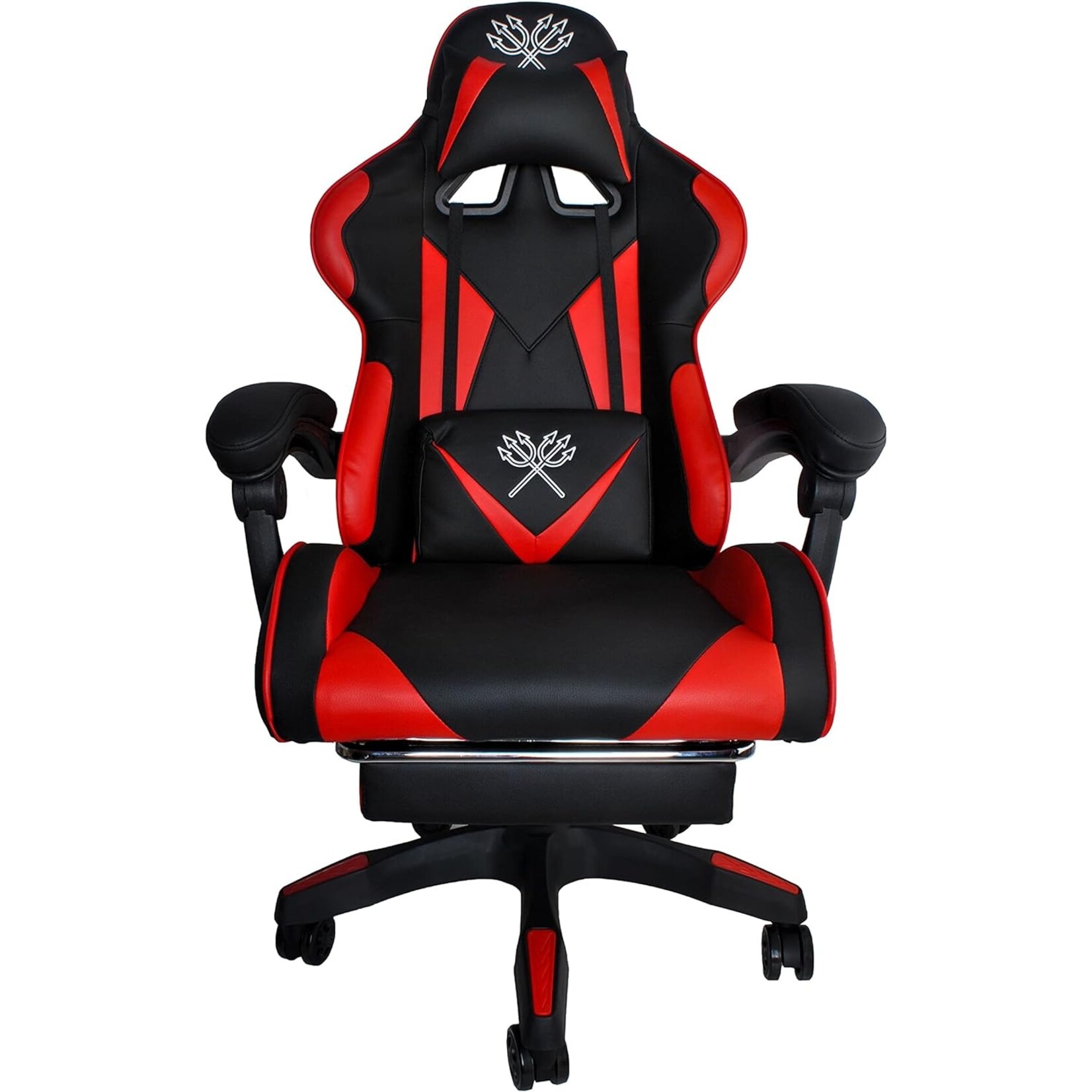 Bobbel Home Bobbel Home - Luxury Office Chair - Adjustable - Extendable Footrest - Gaming Chair - Red