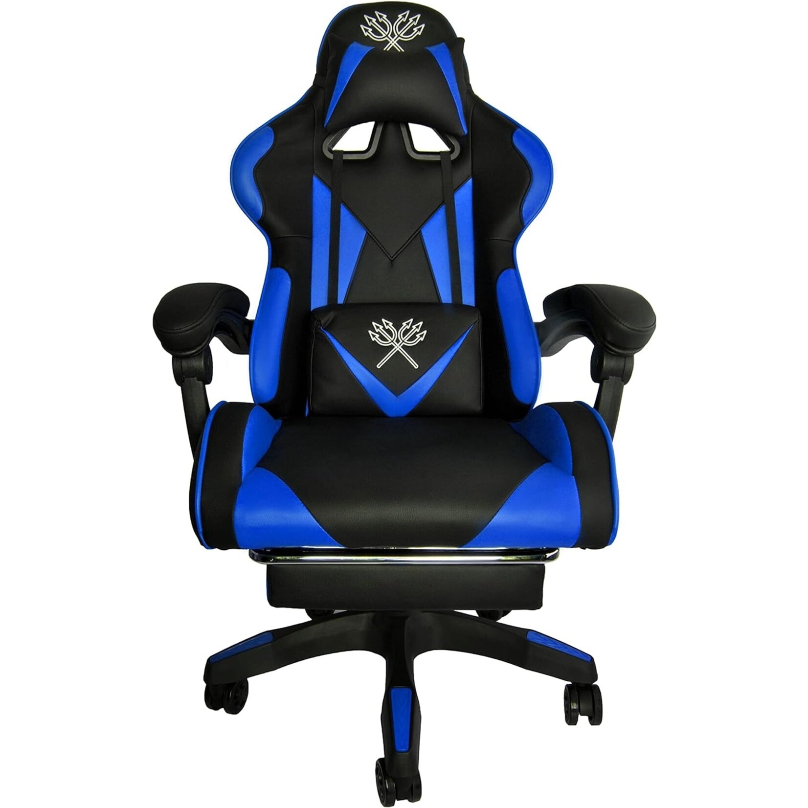 Bobbel Home Bobbel Home - Luxury Office Chair - Adjustable - Extendable Footrest - Gaming Chair - Blue