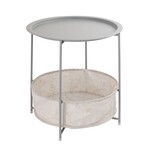 Bobbel Home Bobbel Home - Side table - Coffee table- 47 x 51cm - Metal- Gray