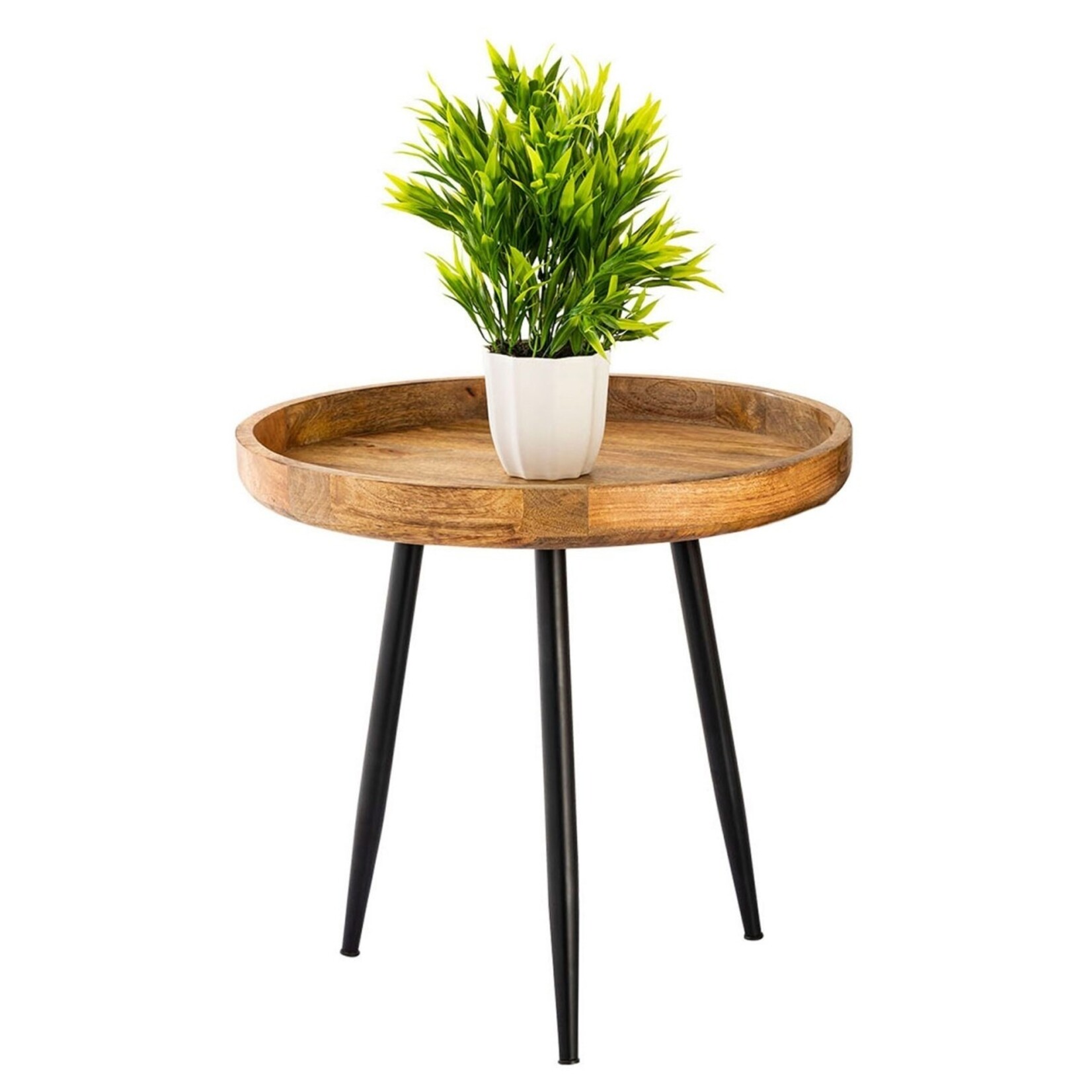 Bobbel Home Side table - coffee table - 40 or 50cm - Wood - black