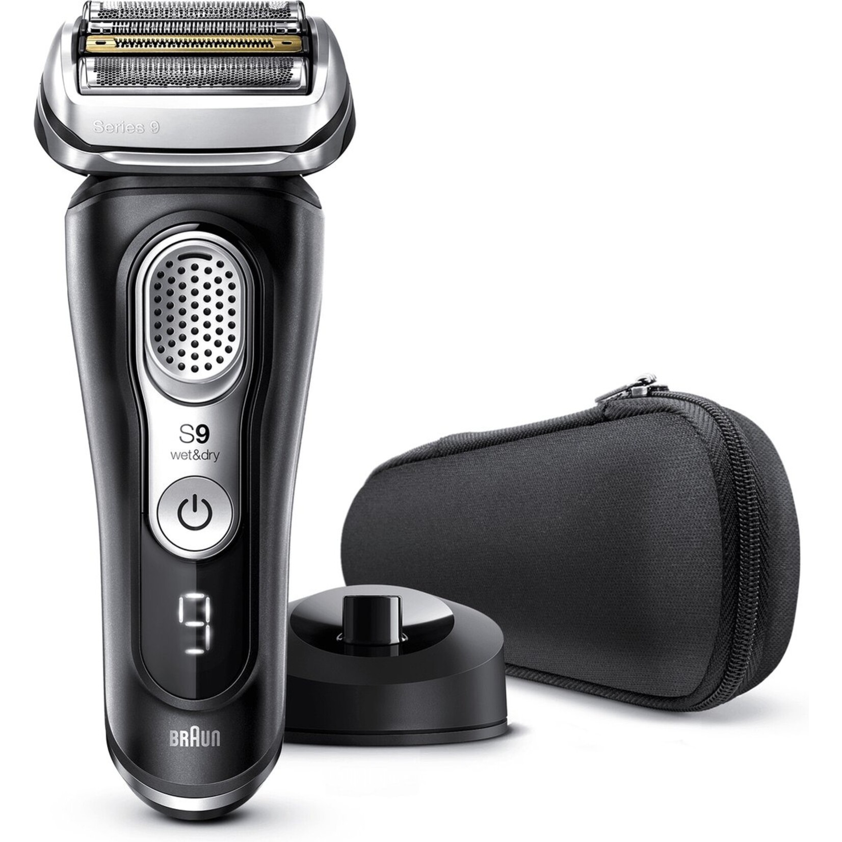 Braun Braun Series 9 9340s Black - Electric Shaver with Charging Stand