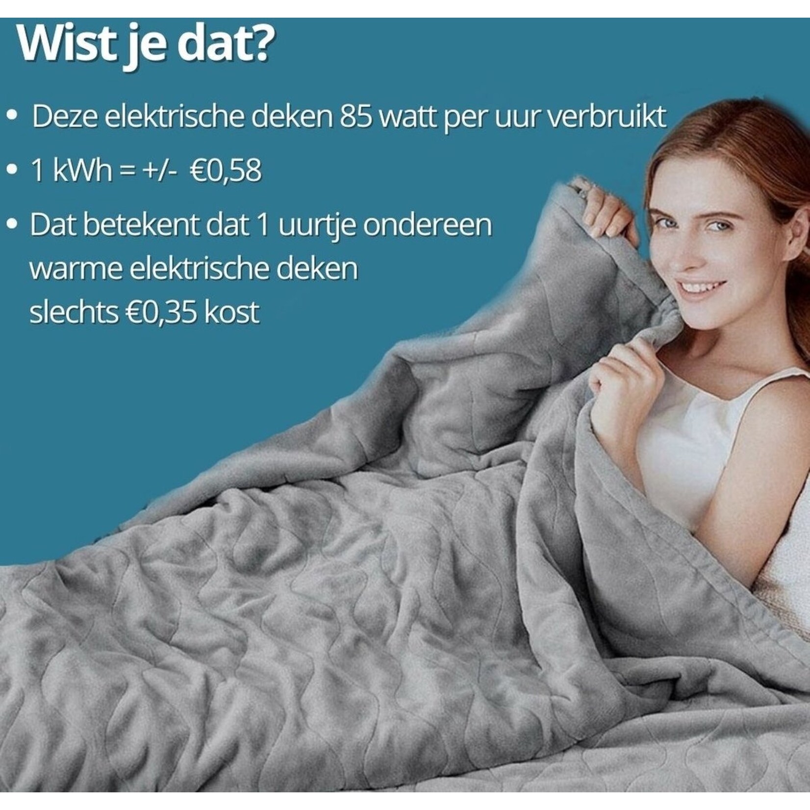 Parya Parya Elektrische Deken Heerlijk Zacht Flanel - 180 x 130 CM – XL 2 Persoons - Warmtedeken Met 6 Standen en Timer- Electrische Bovendeken - Wasbaar - Knuffeldeken - Grijs