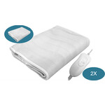 Parya 2 pack Parya- Heated Blanket - 3 heat settings - 150 x 80 cm - White