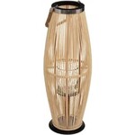 Atmosphera Atmosphera - Lantern - With glass - 72cm - Bamboo