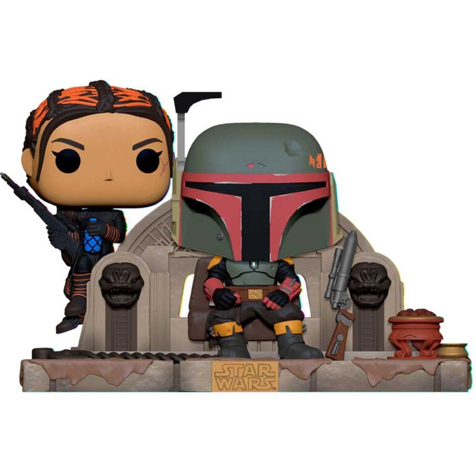 Funko Funko Boba Fett and Fennec Shand - Funko Pop! Moment - The Mandalorian Figuur