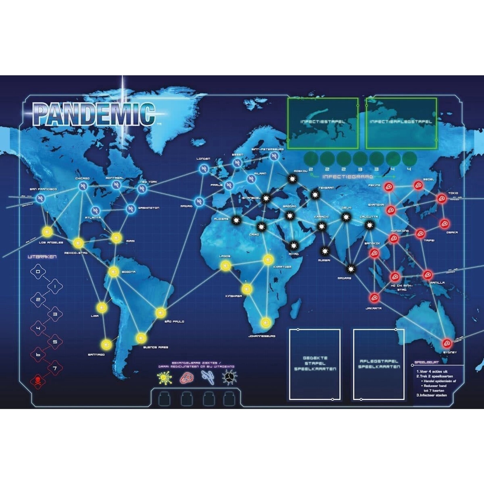 Pandemic - Board Game - Dutch