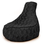 Drop & Sit Chair Beanbag Fur - Black - Senior