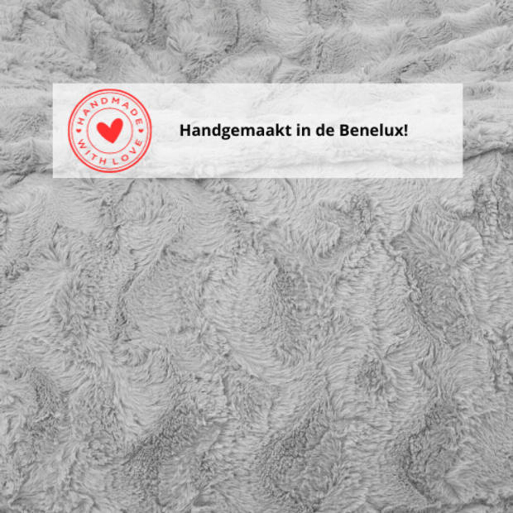 Drop & Sit Stoel Zitzak Bont - Zitzakfauteuil - Woonkamerzitzak - Grijs - Junior - Voor Binnen