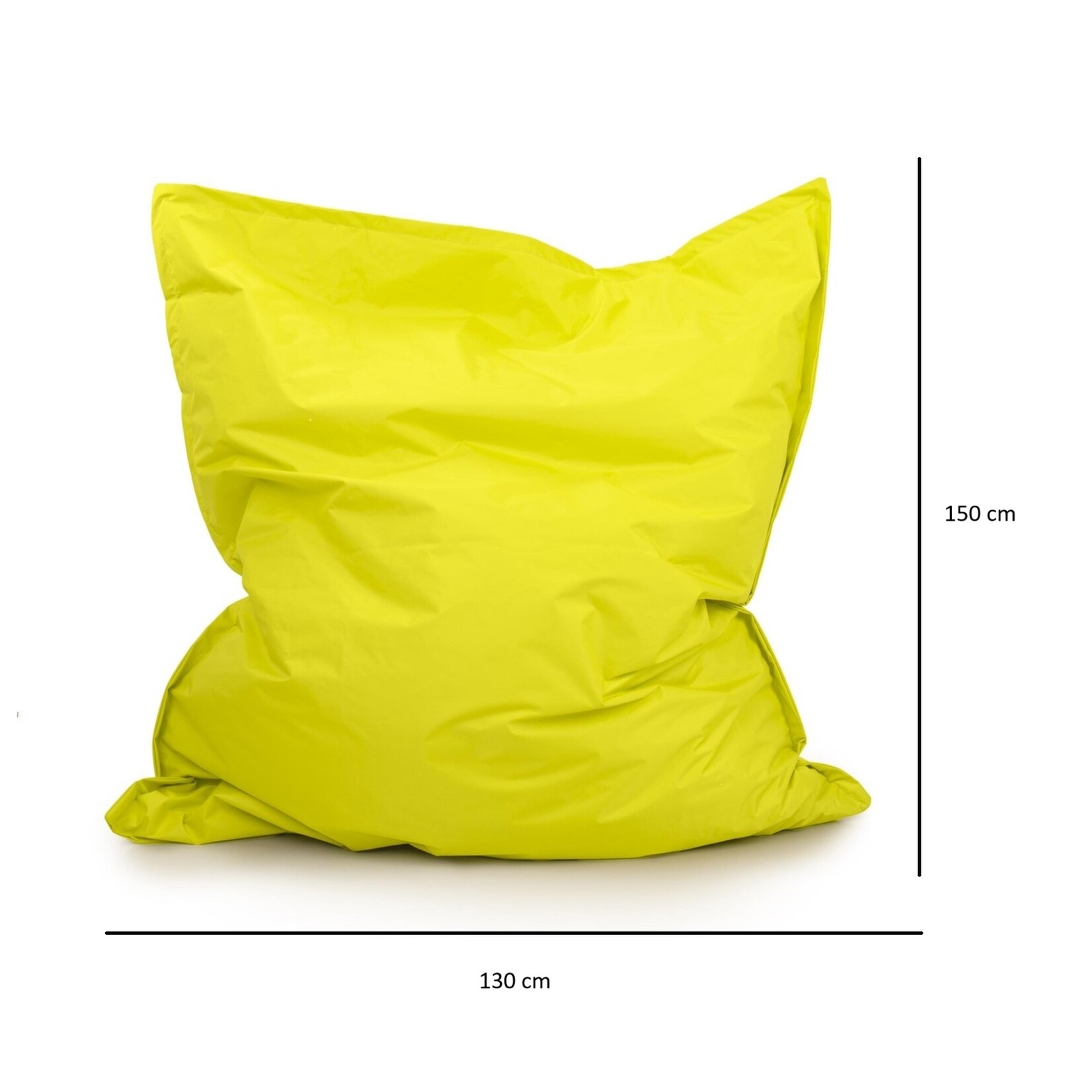 Drop & Sit Beanbag - Yellow - 130 x 150 cm - indoor and outdoor