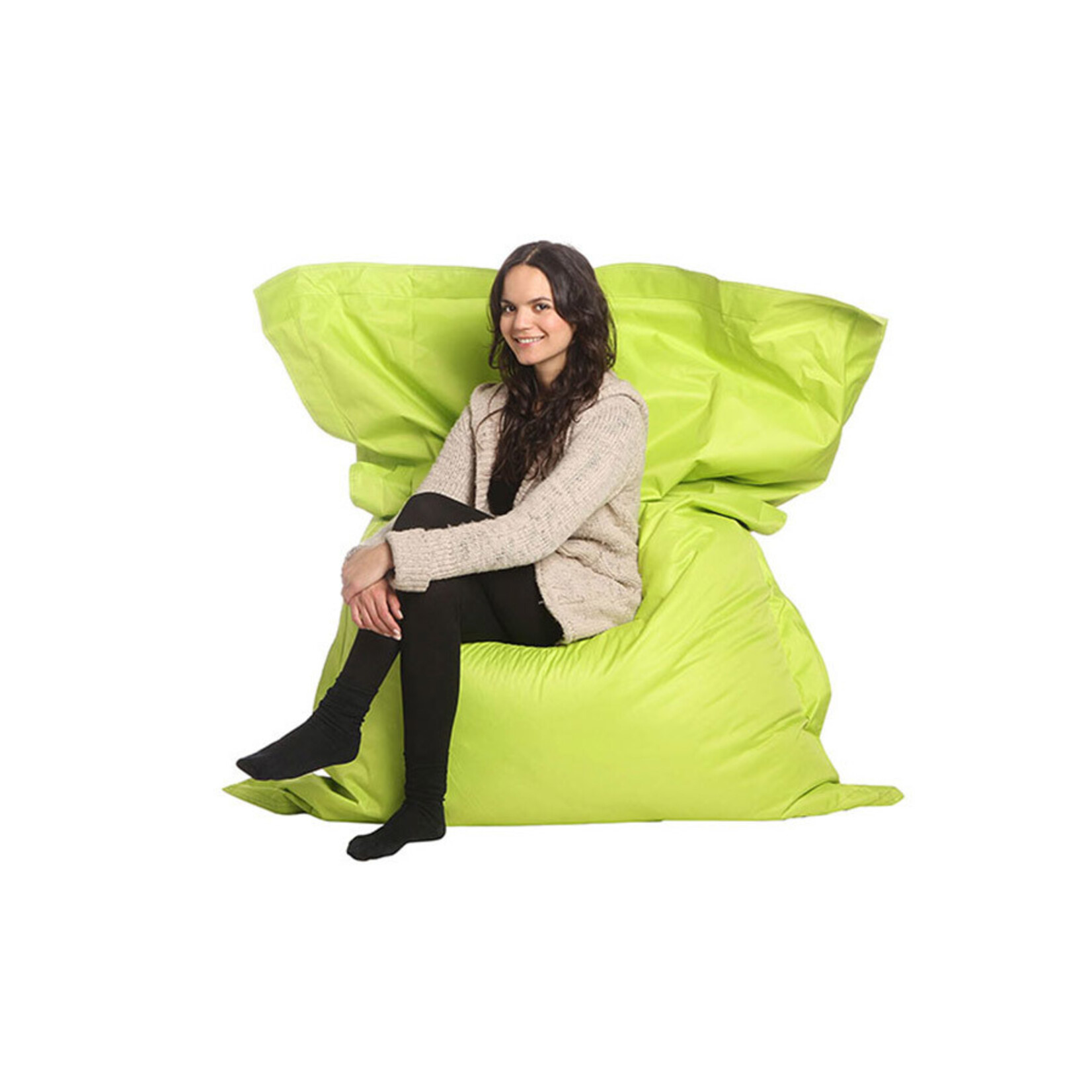 Drop & Sit Beanbag Nylon - Emerald - 130 x 150 cm