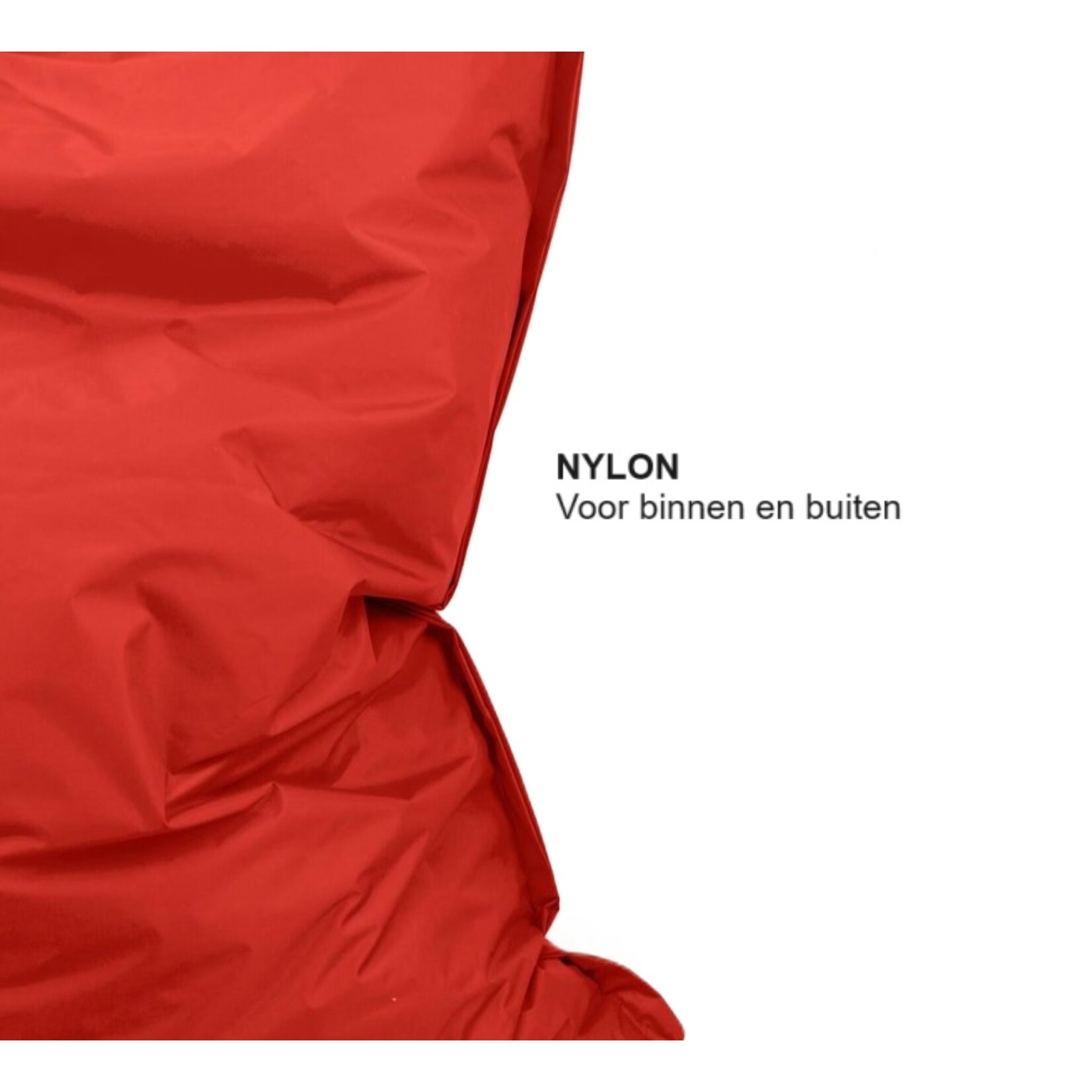 Drop & Sit beanbag - red - 130 x 150 cm