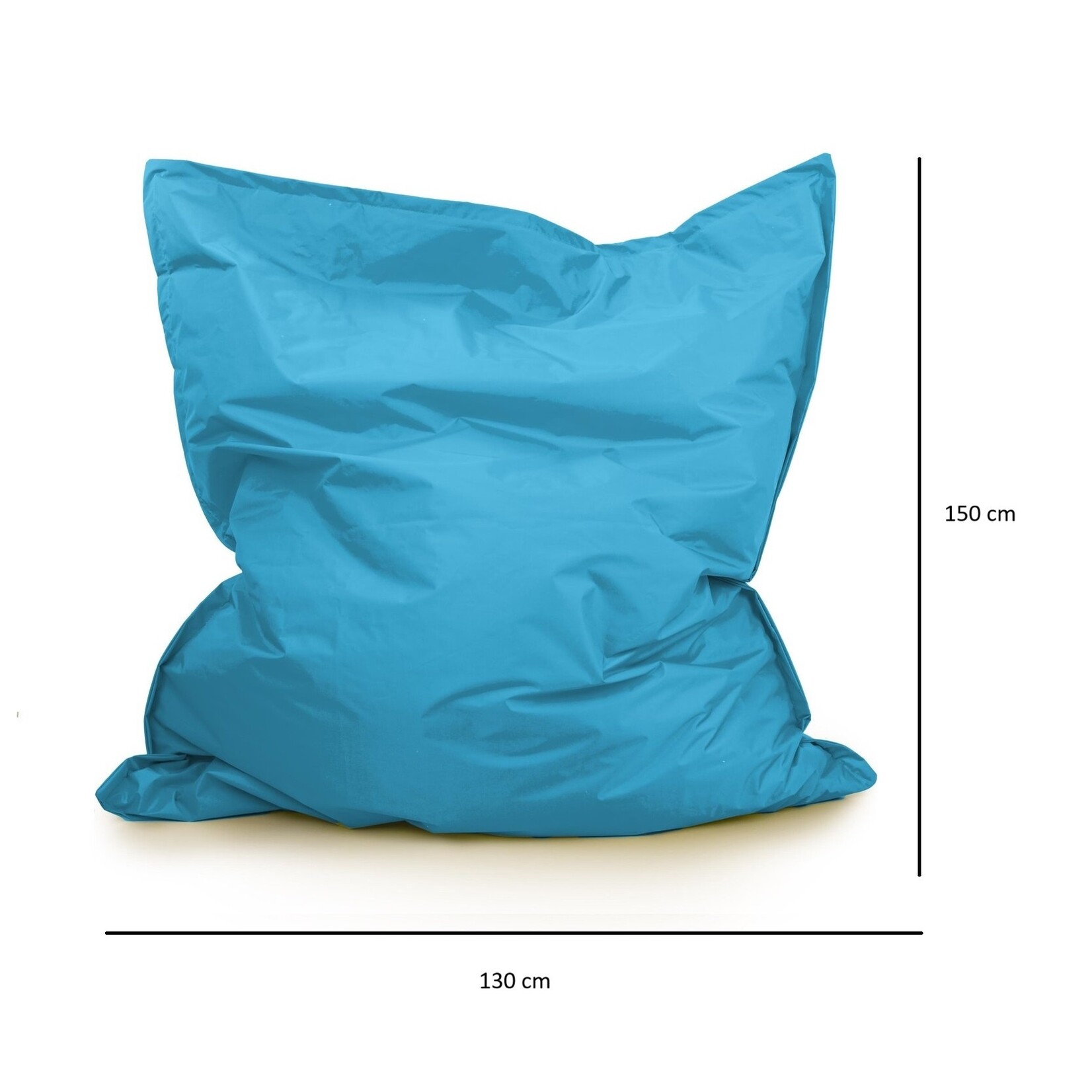 Drop & Sit - Large Beanbag - Nylon - Turquoise - 130 x 150 cm