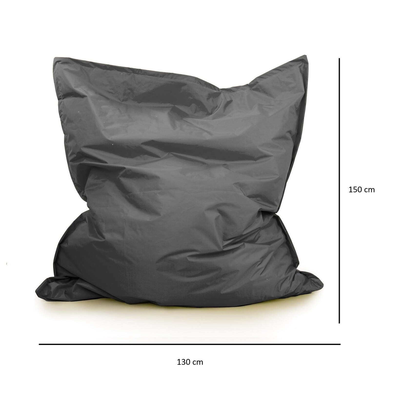 Drop & Sit - Large Beanbag - Nylon - Anthracite - 130 x 150 cm