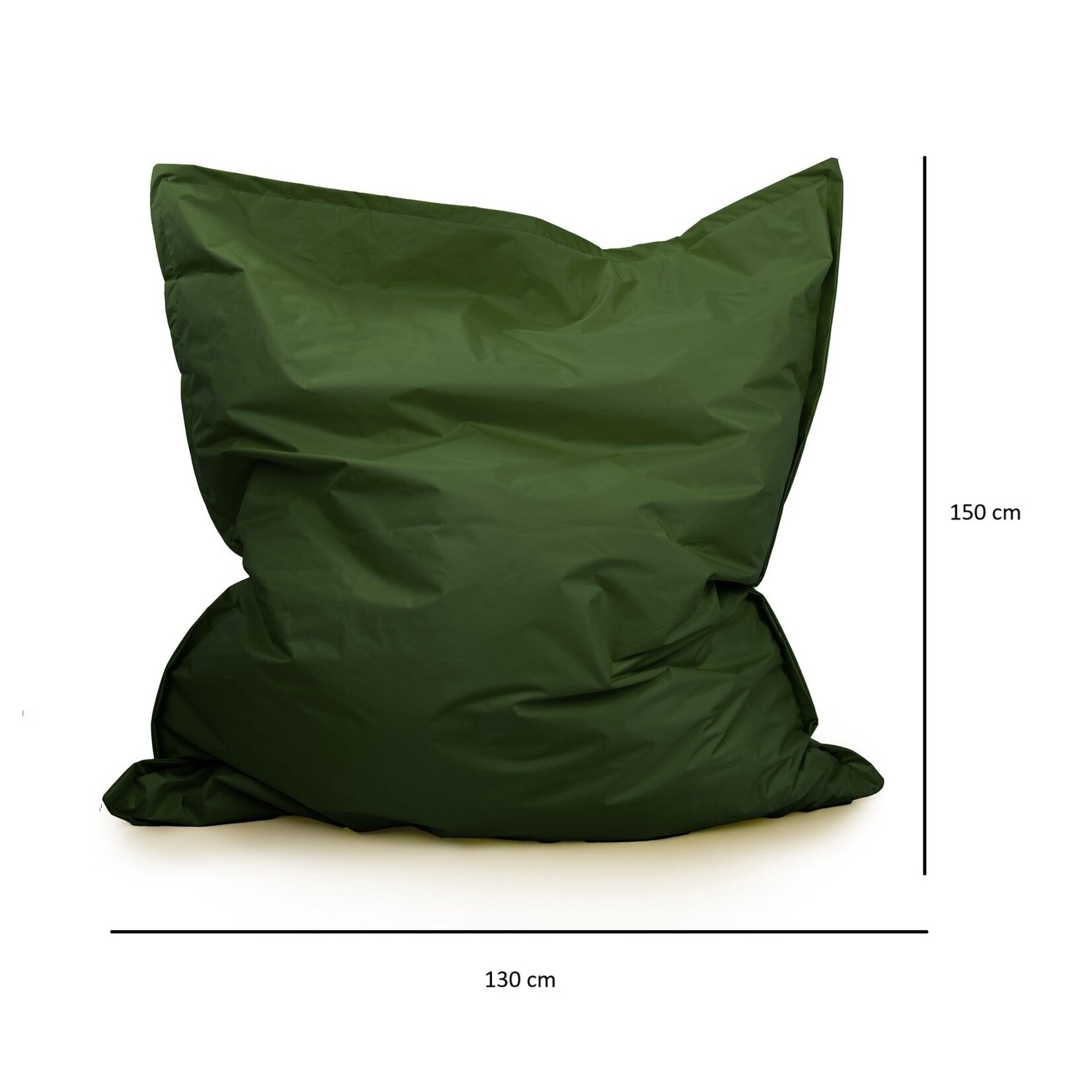 Beanbag Nylon - Dark Green - 130 x 150 cm