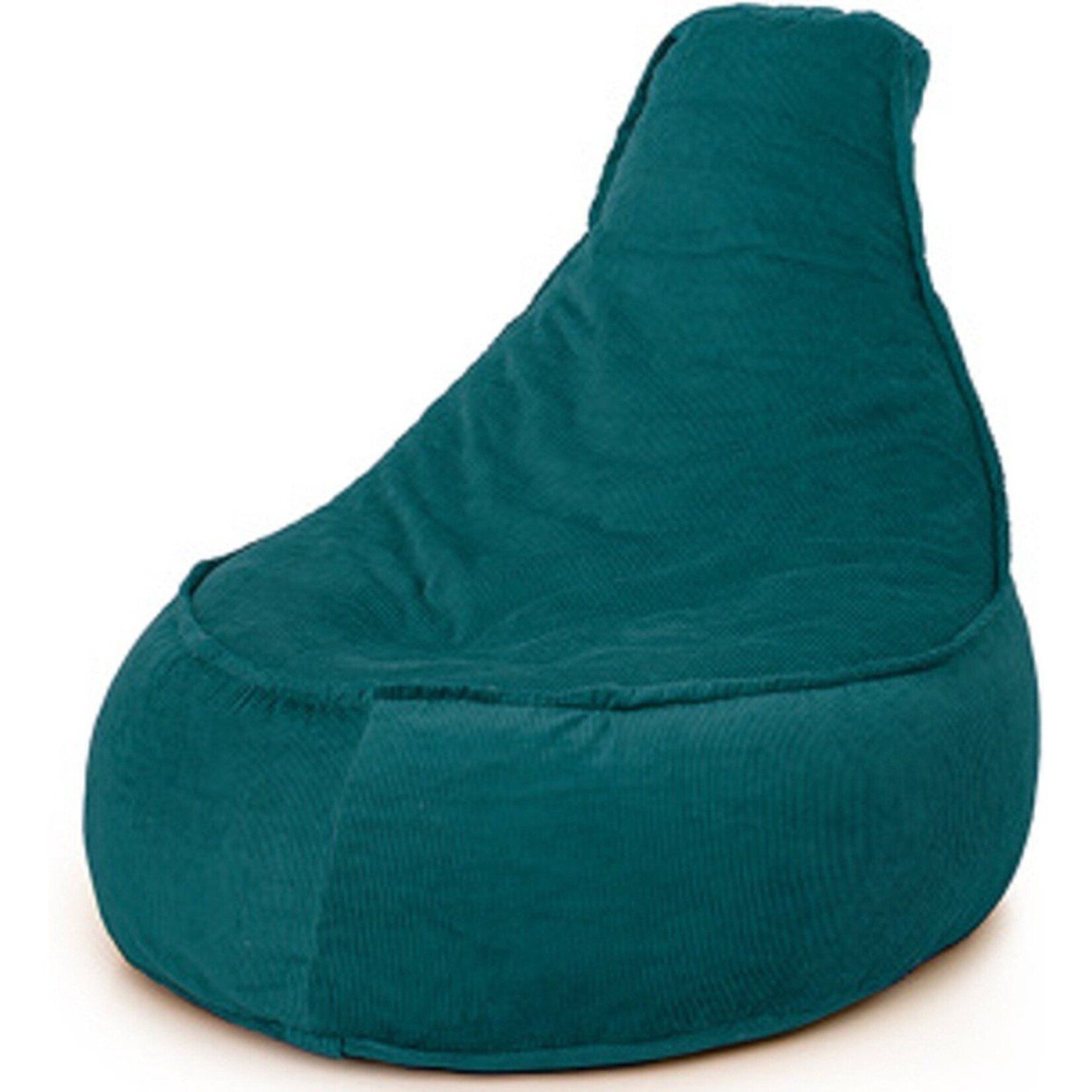 Drop & Sit Chair Beanbag Ribbing - Emerald Green - 100 Liter - For Indoors