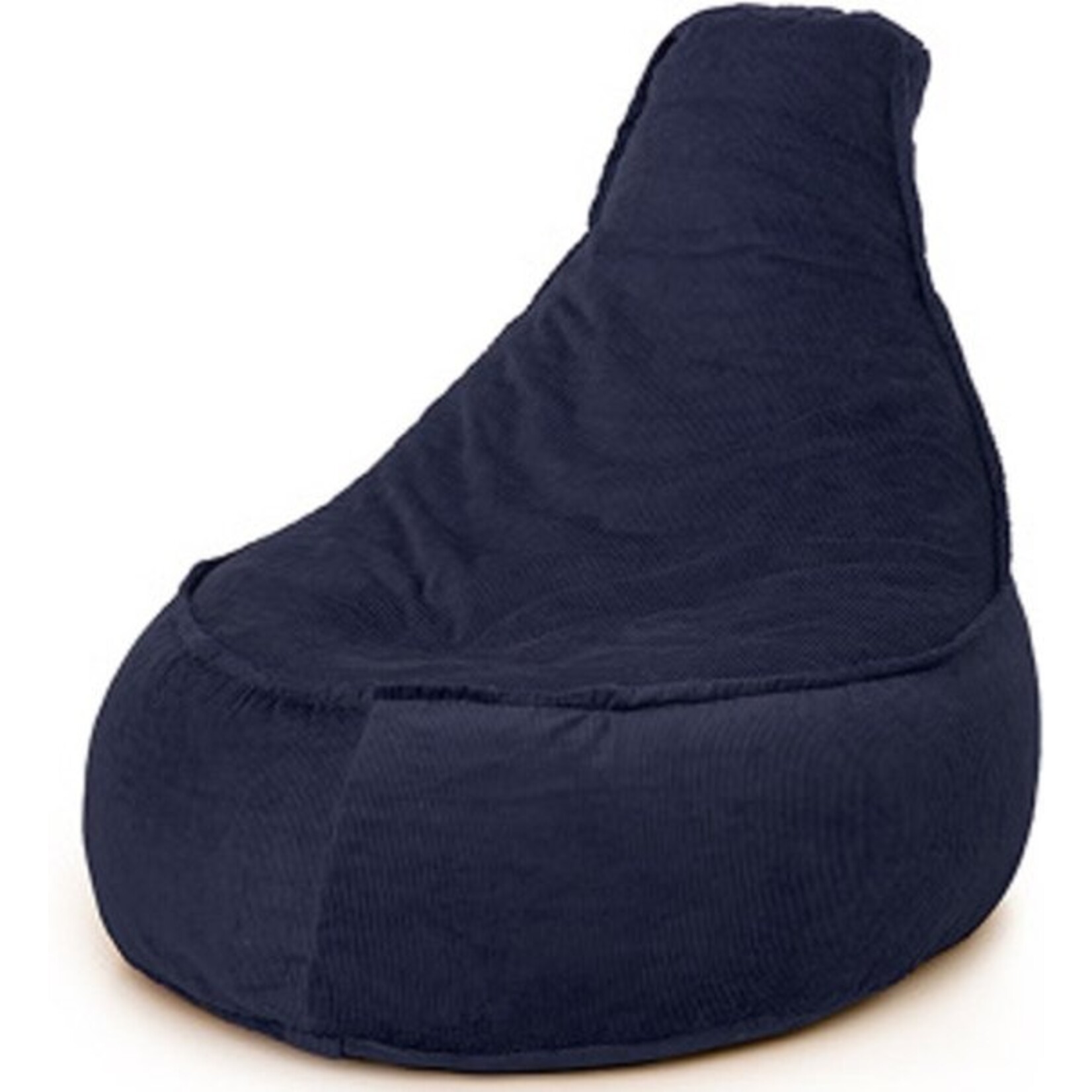 Drop & Sit Chair Beanbag Ribbing - Navy Blue - 320 Liter - Indoors