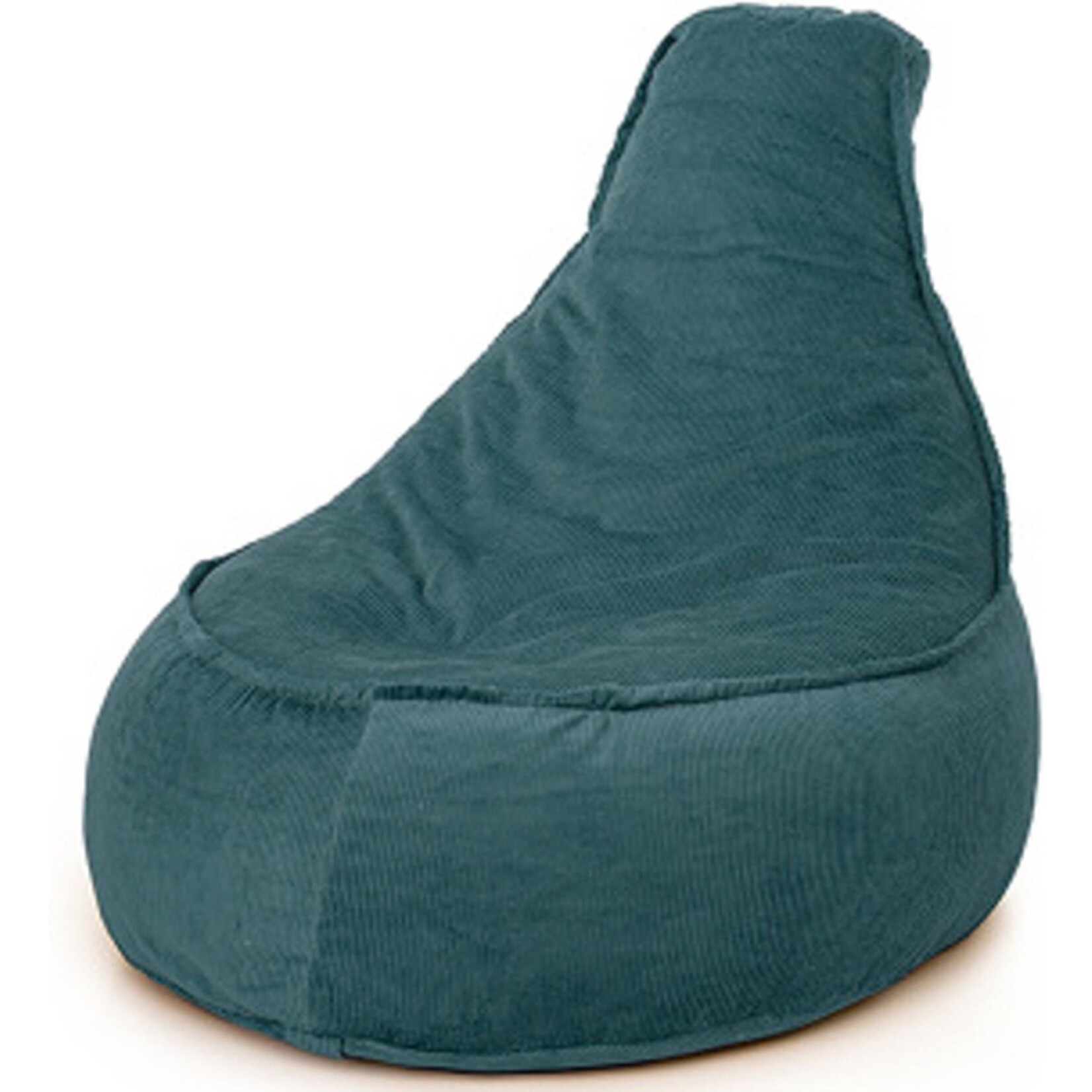 Drop & Sit Chair Beanbag Ribbing - Petrol - 320 Litres - Indoors