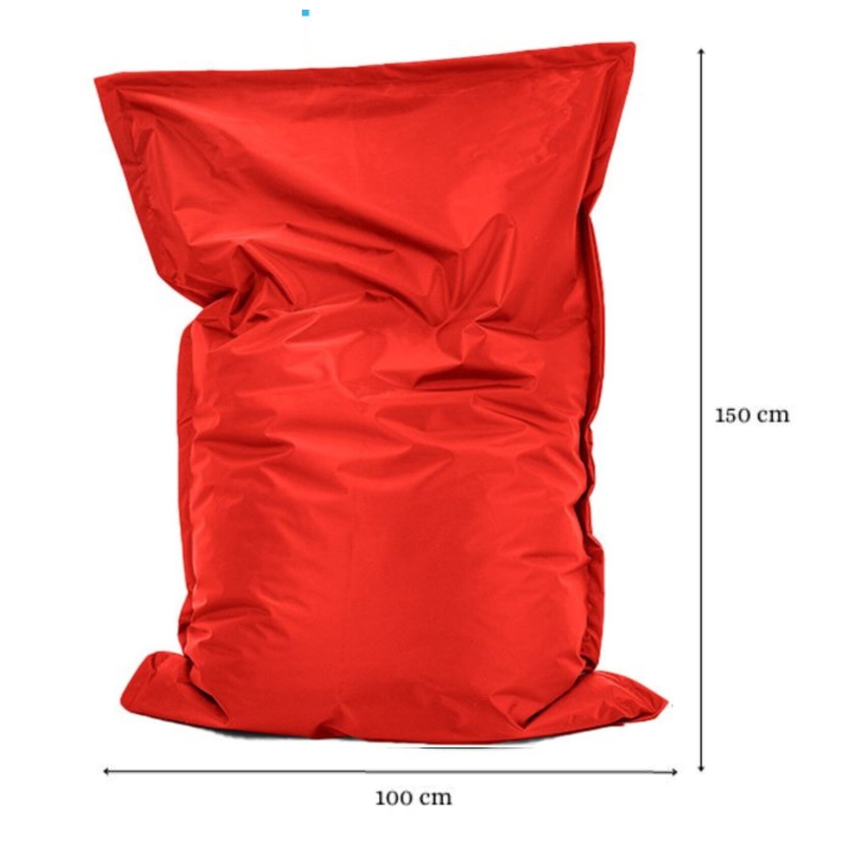 Bobbel Home Bobbel Home - Beanbag Bella - Spacious beanbags - Cushion - Nylon - 100x150 cm - For Indoor and Outdoor - Red