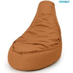 Drop & Sit - Beanbag Chair Adults - 95 x 75 cm - Beanbag Orange - Water repellent - For indoor and outdoor use