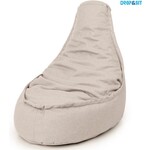 Drop & Sit - Beanbag Chair Adults - 95 x 75 cm - Beanbag Beige - Water repellent - For indoor and outdoor use