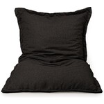 Drop & Sit - Zitzak Duurzaam en van 100% Gerecyclede  - Zwart - 100x150cm - Voor Binnen en Buiten