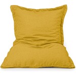 Drop & Sit - Beanbag Durable and 100% Recycled - Yellow - 100x150cm - For indoor and outdoor use