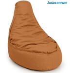 Drop & Sit - Beanbag Chair Durable - 100% Recycled PET Bottles - Orange - Junior - For indoor and outdoor use