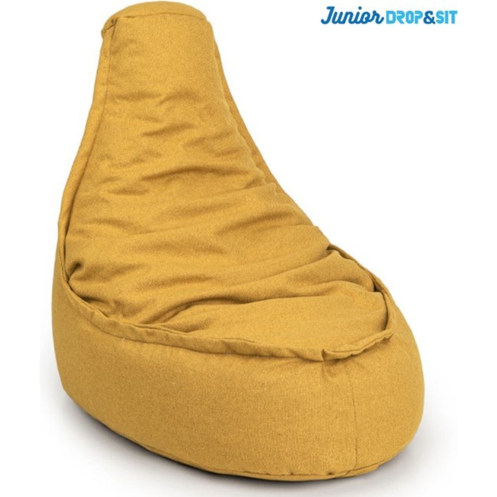 Drop & Sit - Beanbag Chair Durable - 100% Recycled PET Bottles - Yellow - Junior - For indoor and outdoor use
