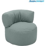 Drop & Sit - Zitzak Stoel Junior - Mintgroen - 70 x 50 cm - Kinderstoel met Vulling voor Binnen