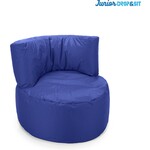 Drop & Sit - Beanbag Chair Junior - Blue - 70 x 50 cm - High chair with filling for indoor use