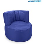 Drop & Sit - Zitzak Stoel Junior - Blauw - 70 x 50 cm - Kinderstoel met Vulling voor Binnen