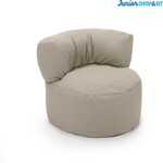 Drop & Sit - Beanbag Chair Junior - Beige - 70 x 50 cm - High chair with filling for indoor use