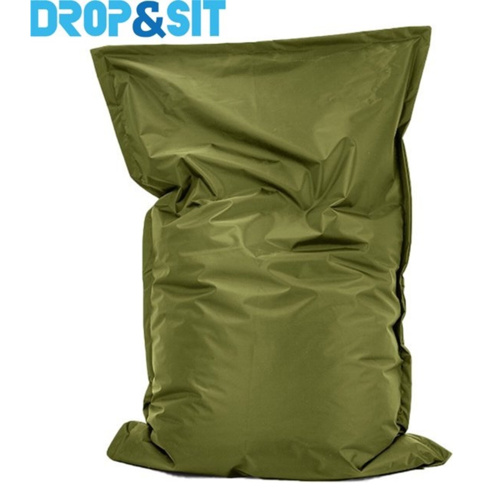 Drop & Sit - Beanbag - Olive - 100x150 cm - For indoor and outdoor use