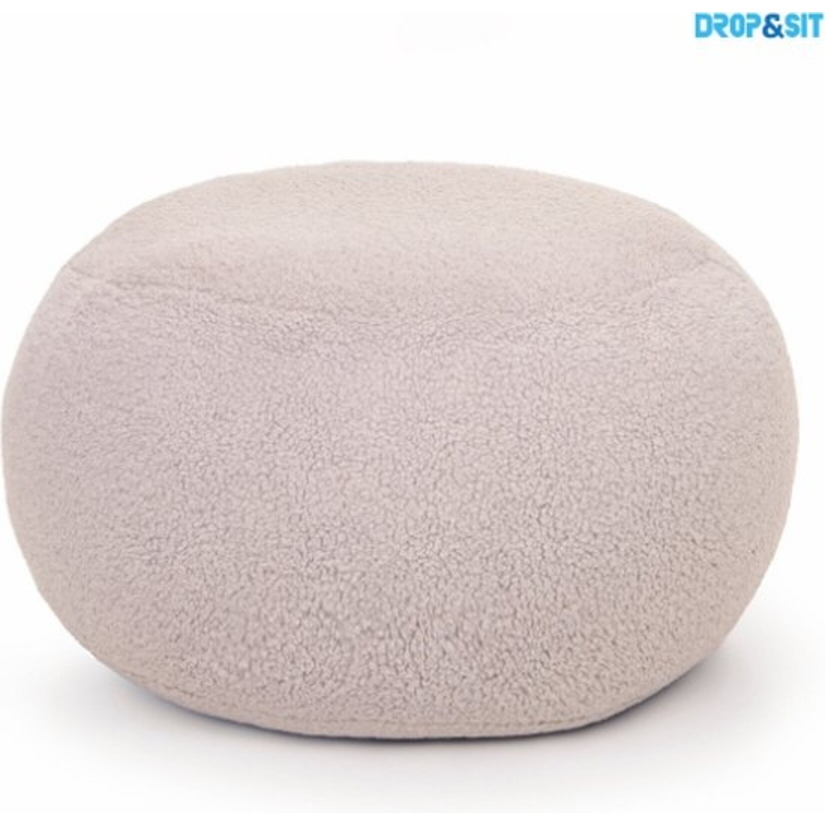 Bobbelhome- Pouf - Teddy - Beige - 50 cm