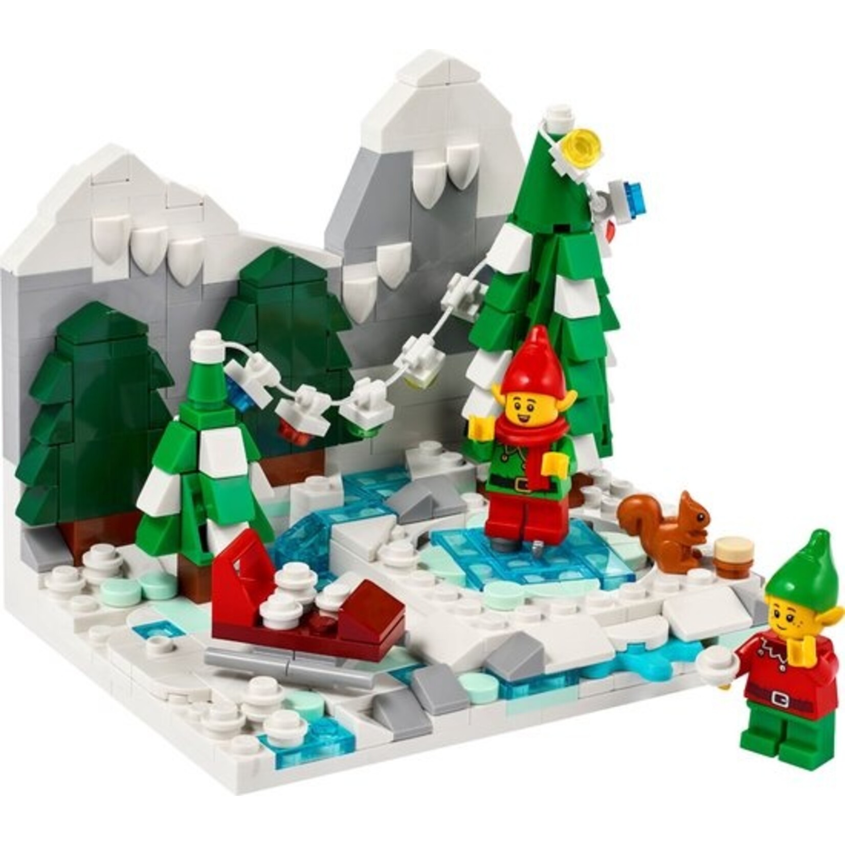 LEGO LEGO - Winter scene with elves