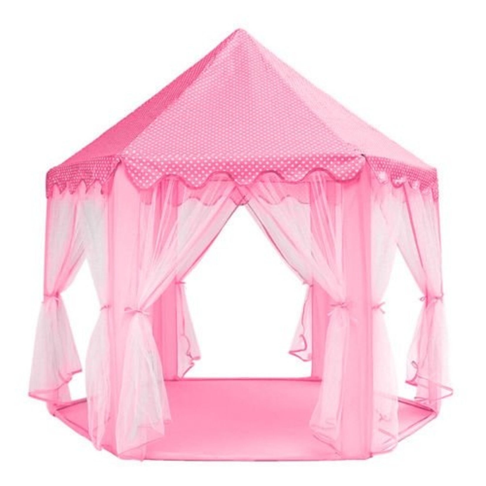 Bobbel Home Bobbel Home - Speeltent voor Kinderen - Met Bodem - 135x135x140cm - Roze